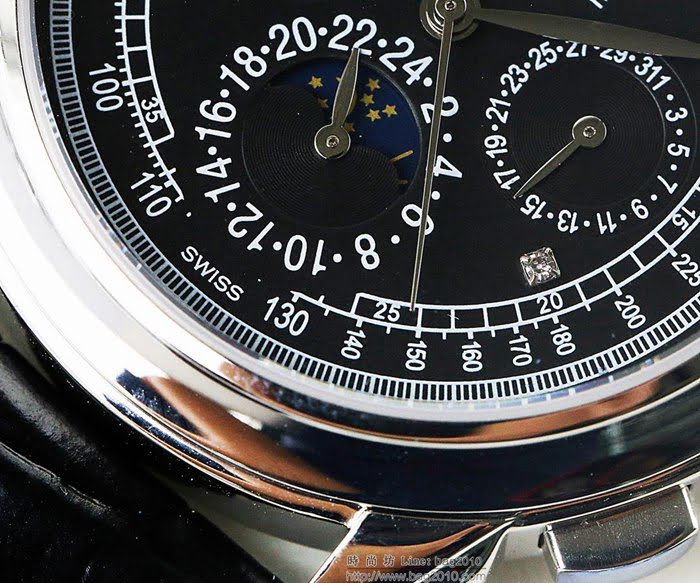 百達翡麗PATEK PHILPPE LS精品 超級複雜功能計時系列 機芯29-535升級版 全鋼鍍納米鉑金表殼 小牛皮帶 高檔男士腕表  wssb4228